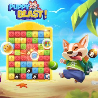 Gioco Match-3 Puppy Blast